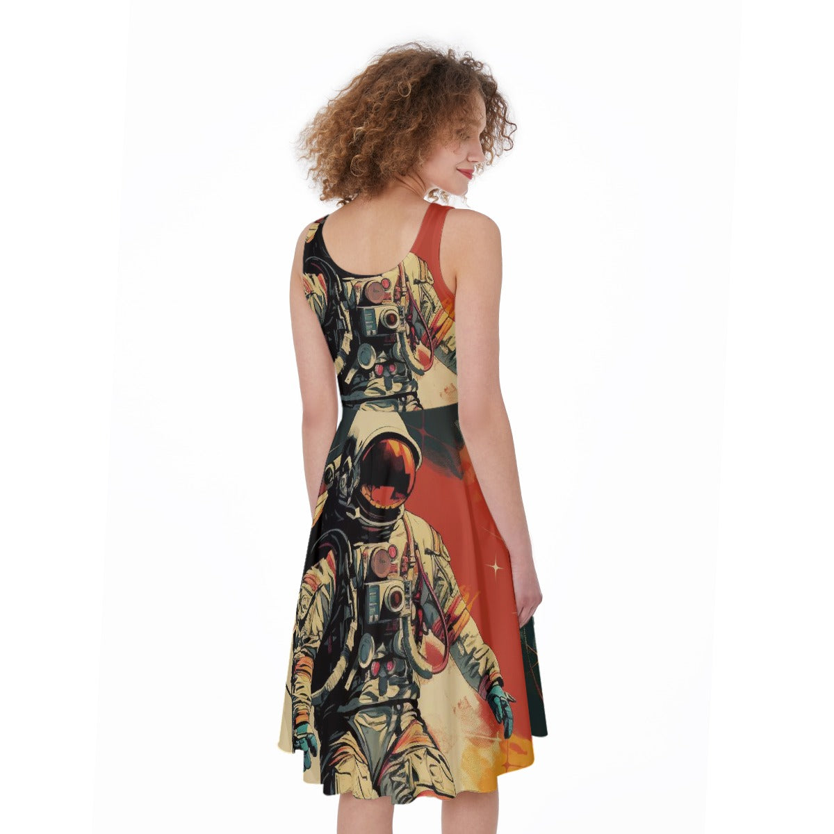 All-Over Print Women's Sleeveless Dress