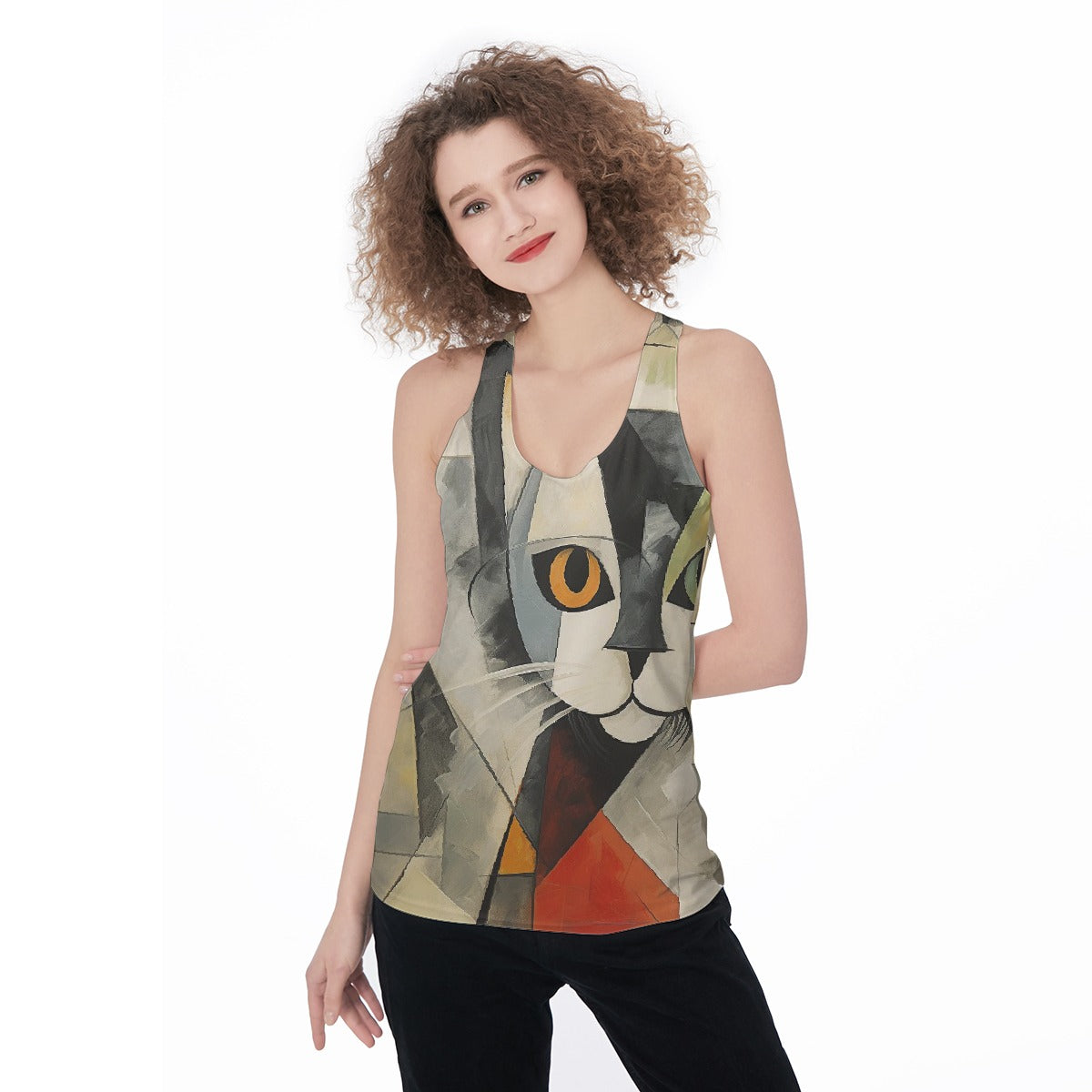 All-Over Print Women's Racerback Tank Top