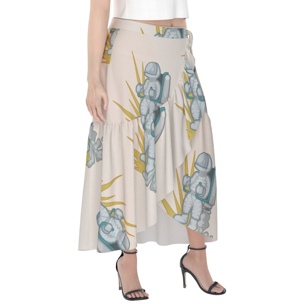 All-Over Print Women's Wrap Skirt