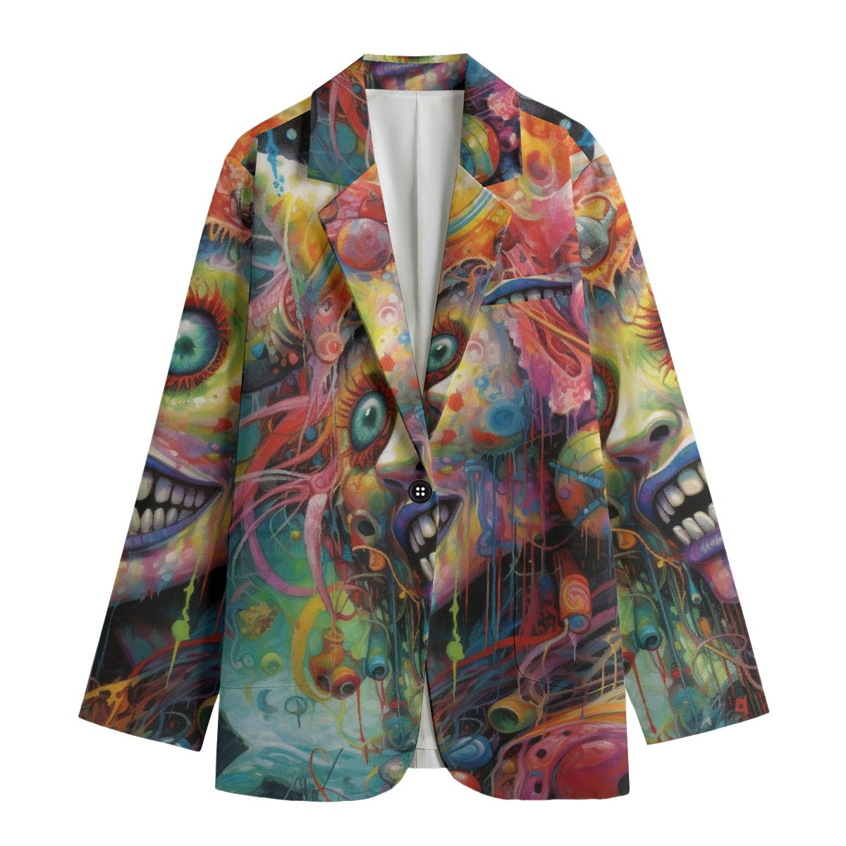 All-Over Print Women's Leisure Blazer