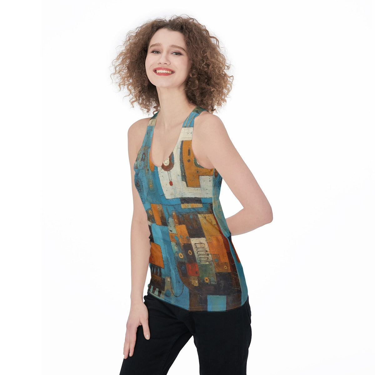 All-Over Print Women's Racerback Tank Top
