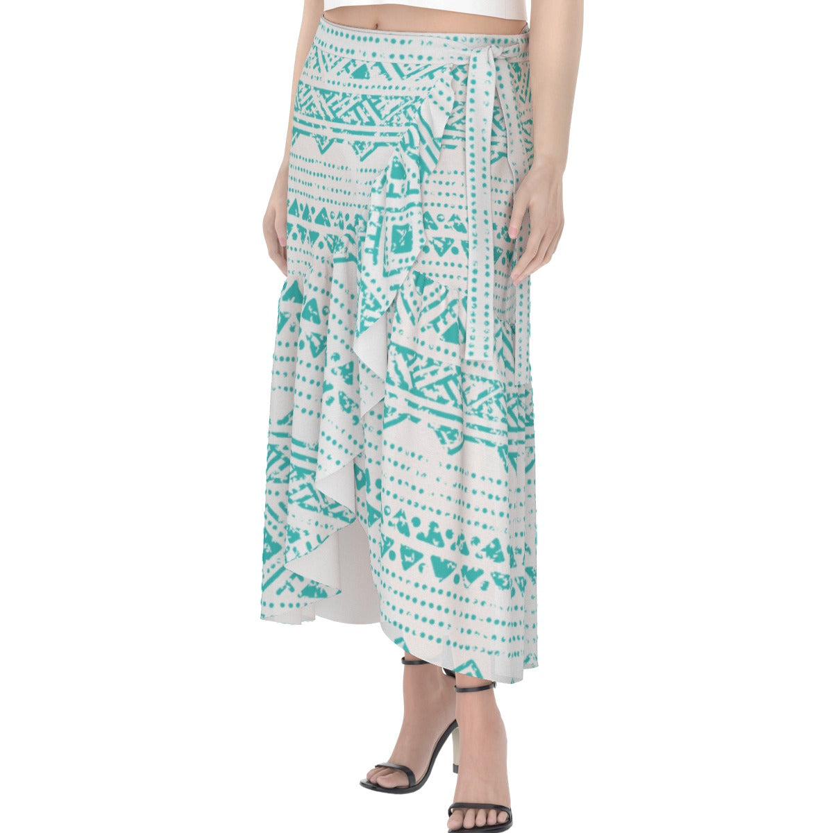 All-Over Print Women's Wrap Skirt