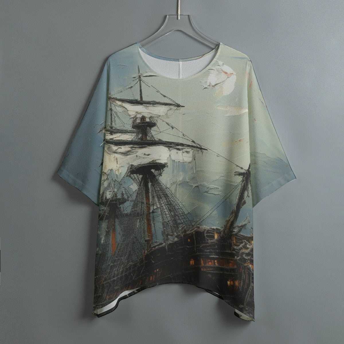 All-Over Print Women's Bat Sleeve Shirt