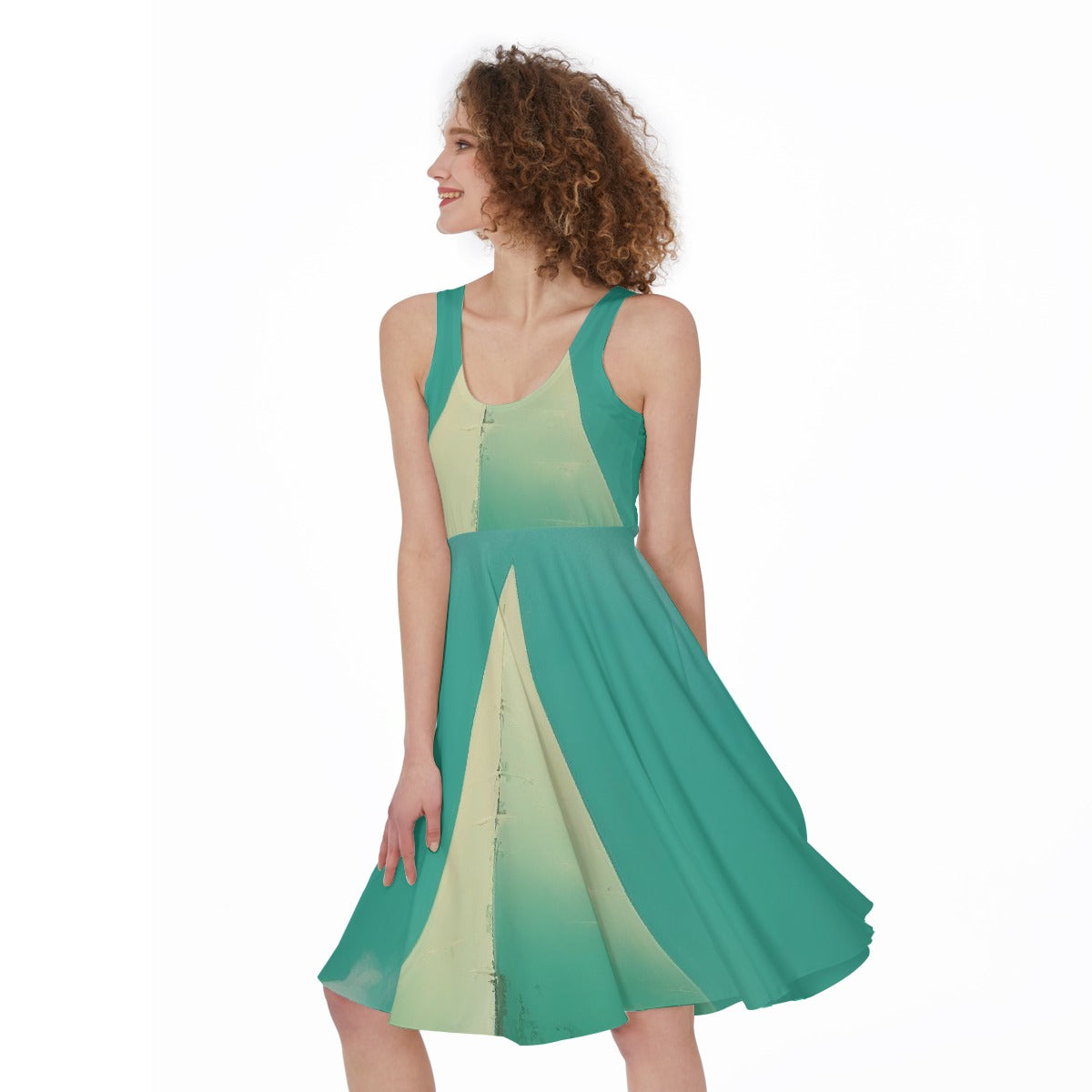 All-Over Print Women's Sleeveless Dress