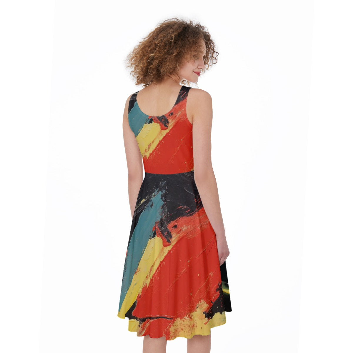 All-Over Print Women's Sleeveless Dress