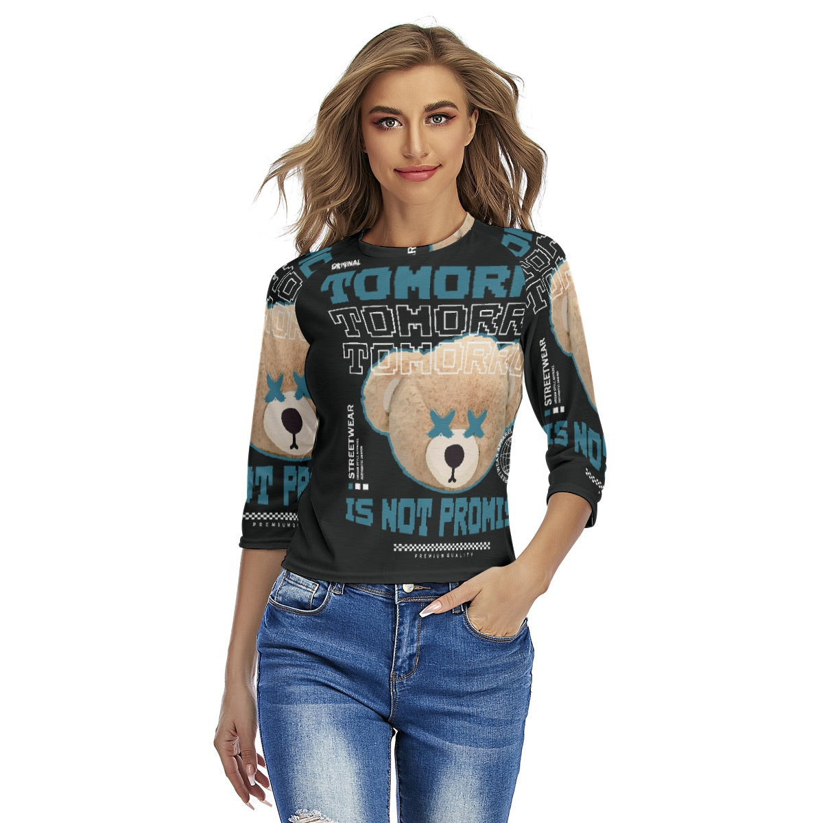 All-Over Print Women's Raglan Sleeves T-shirts