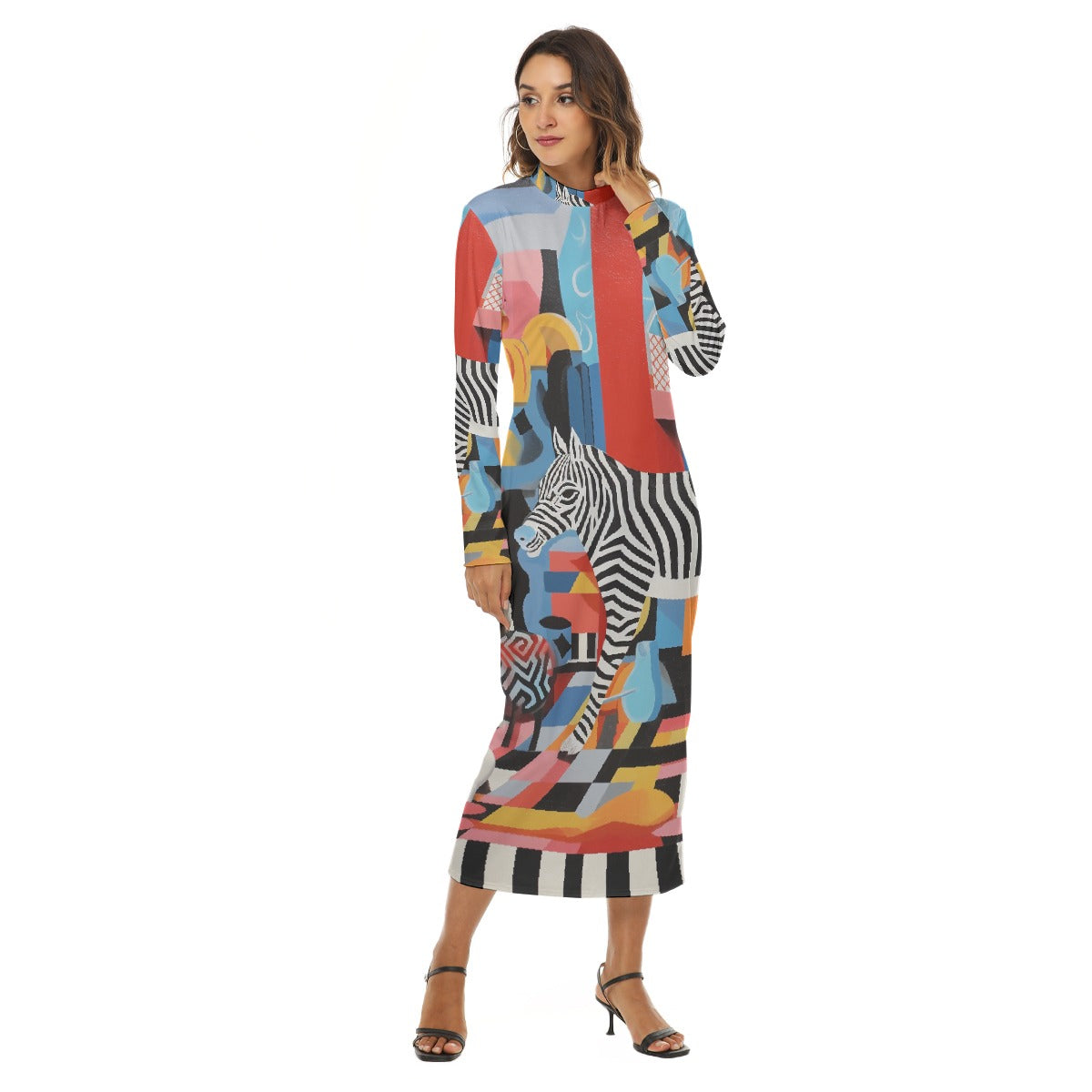 All-Over Print Women's Hip Dress