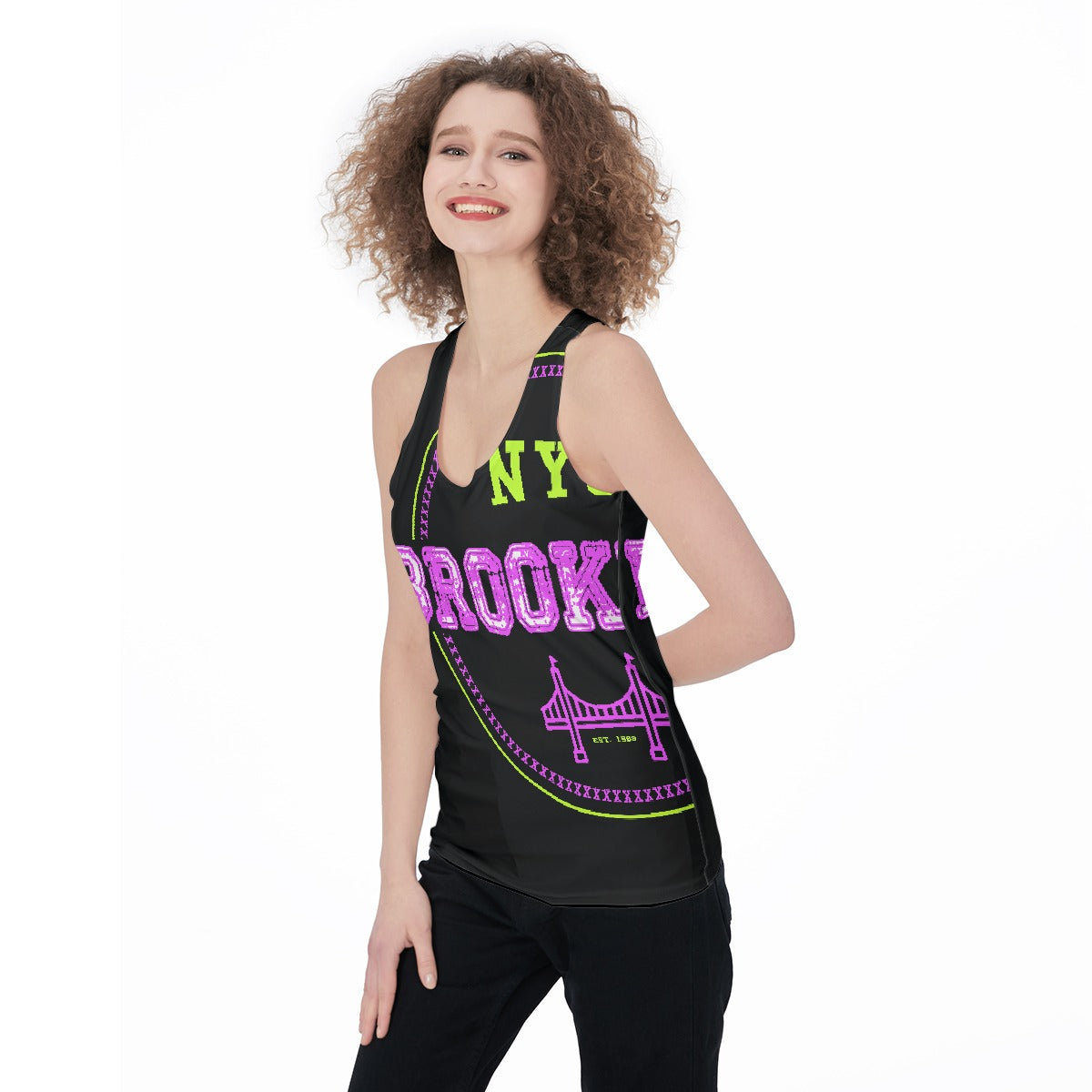 All-Over Print Women's Racerback Tank Top