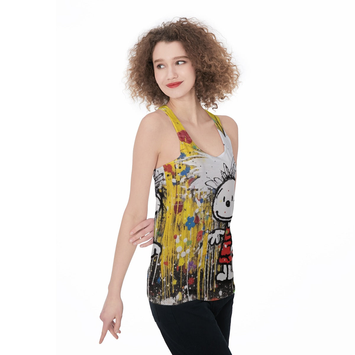 All-Over Print Women's Racerback Tank Top