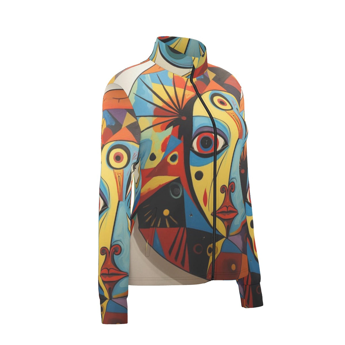 All-Over Print Women's Long Sleeve Thumbhole Jacket