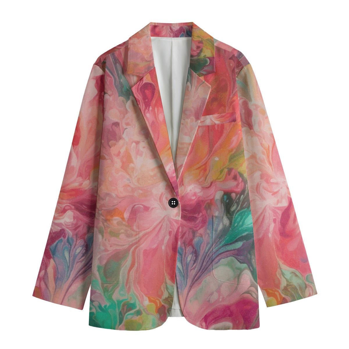 All-Over Print Women's Leisure Blazer