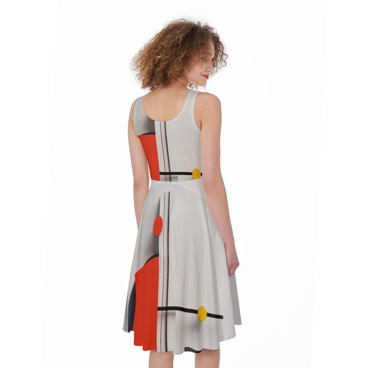 All-Over Print Women's Sleeveless Dress