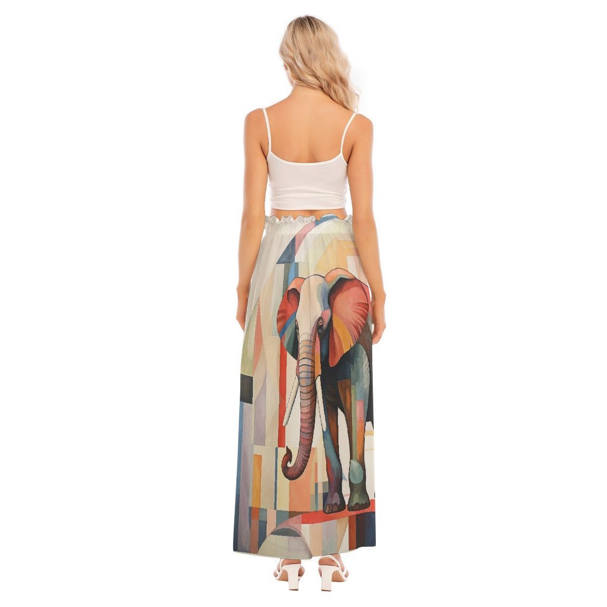 All-Over Print Women's Side Split Skirt