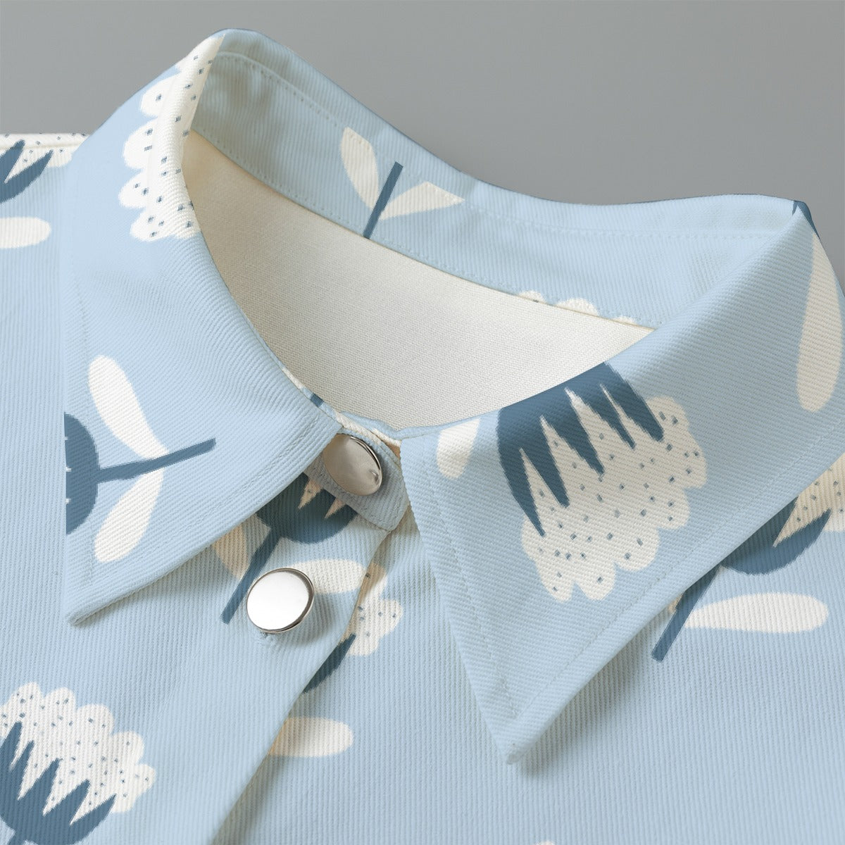 All-Over Print Women's Cropped Jacket | 245GSM Cotton