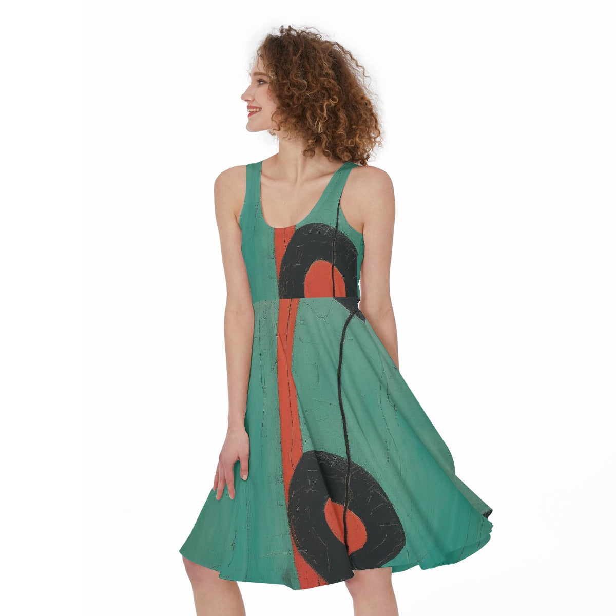 All-Over Print Women's Sleeveless Dress