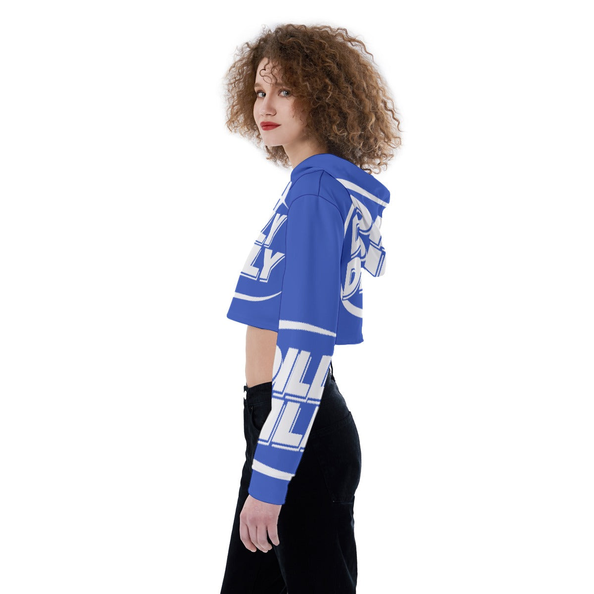 All-Over Print Women's Crop Top Hoodie
