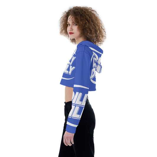 All-Over Print Women's Crop Top Hoodie
