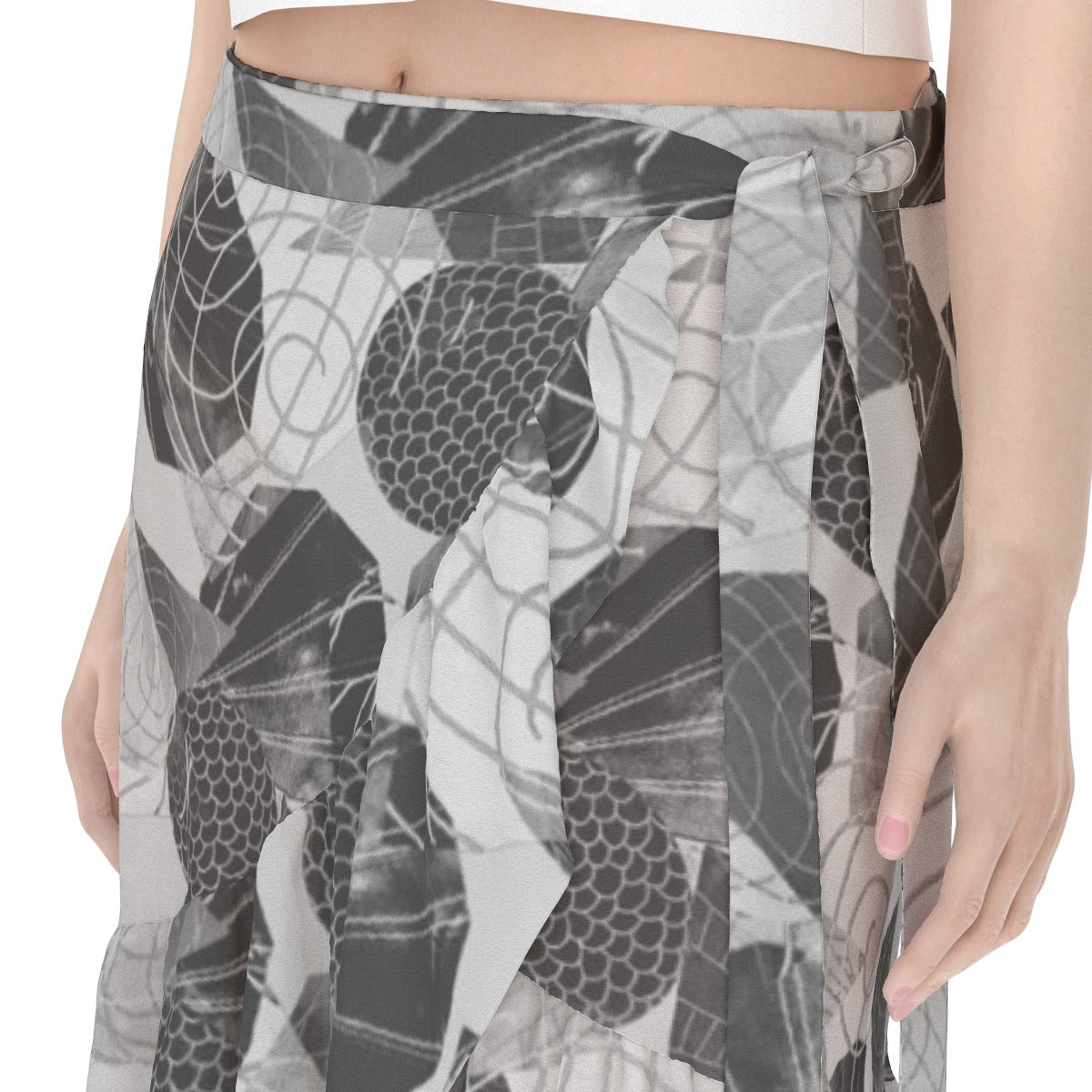 All-Over Print Women's Wrap Skirt