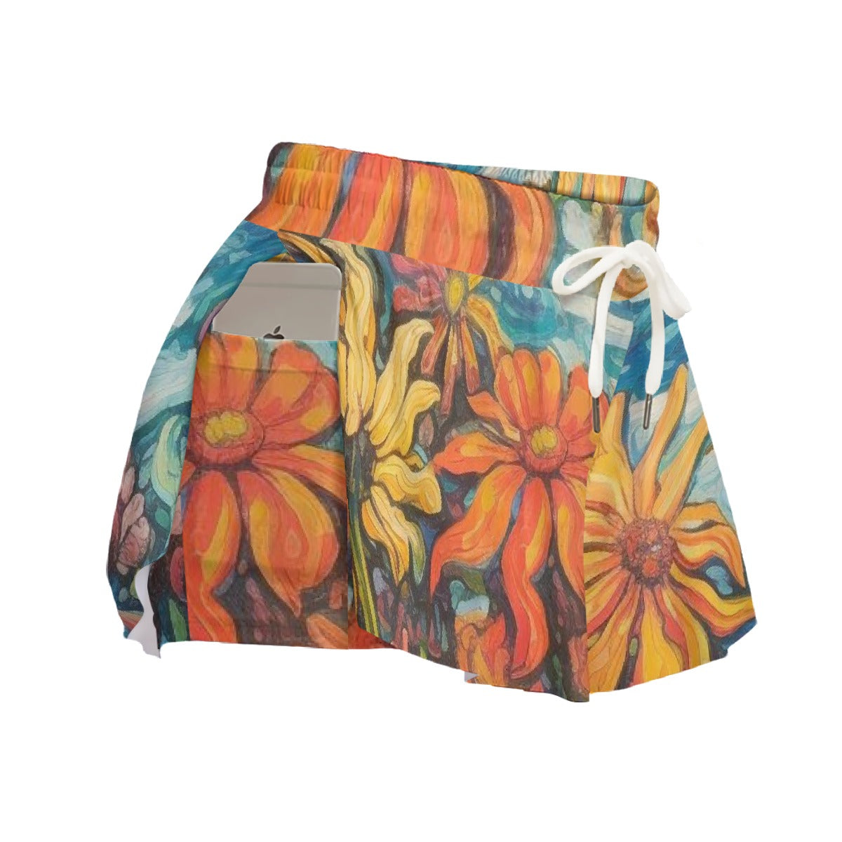All-Over Print Women's Sport Skorts With Pocket
