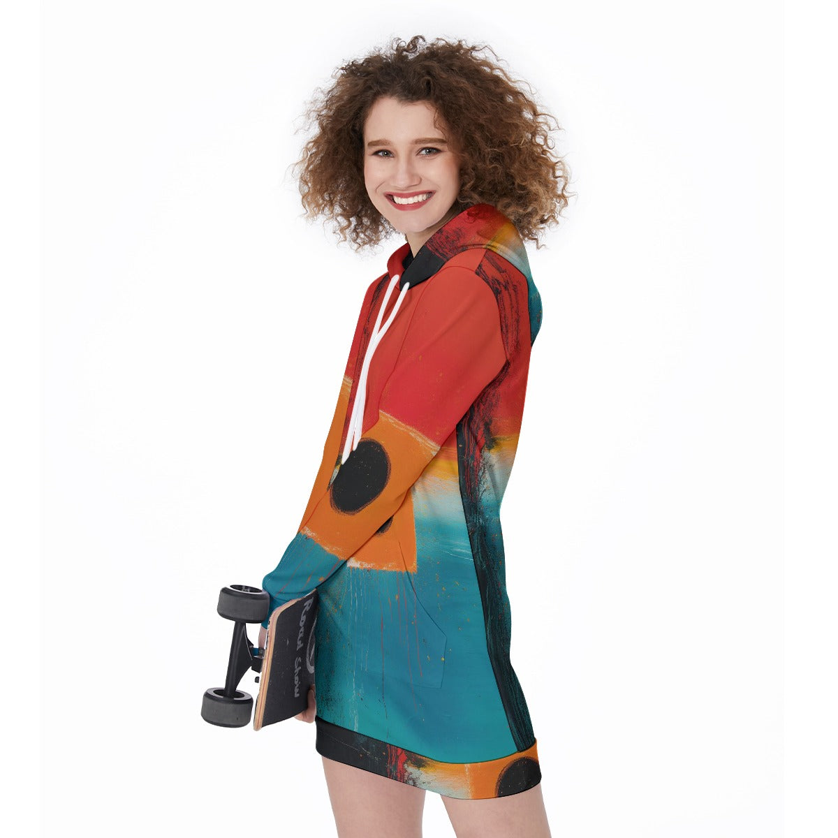 All-Over Print Women's Long Hoodie