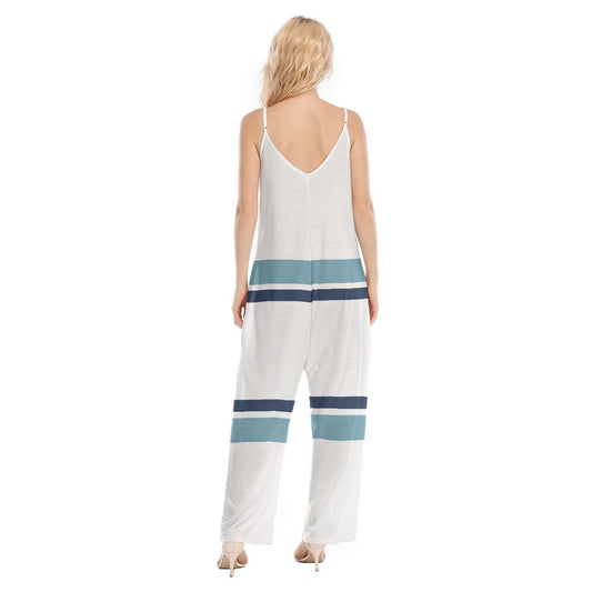 All-Over Print Women's Loose Cami Jumpsuit