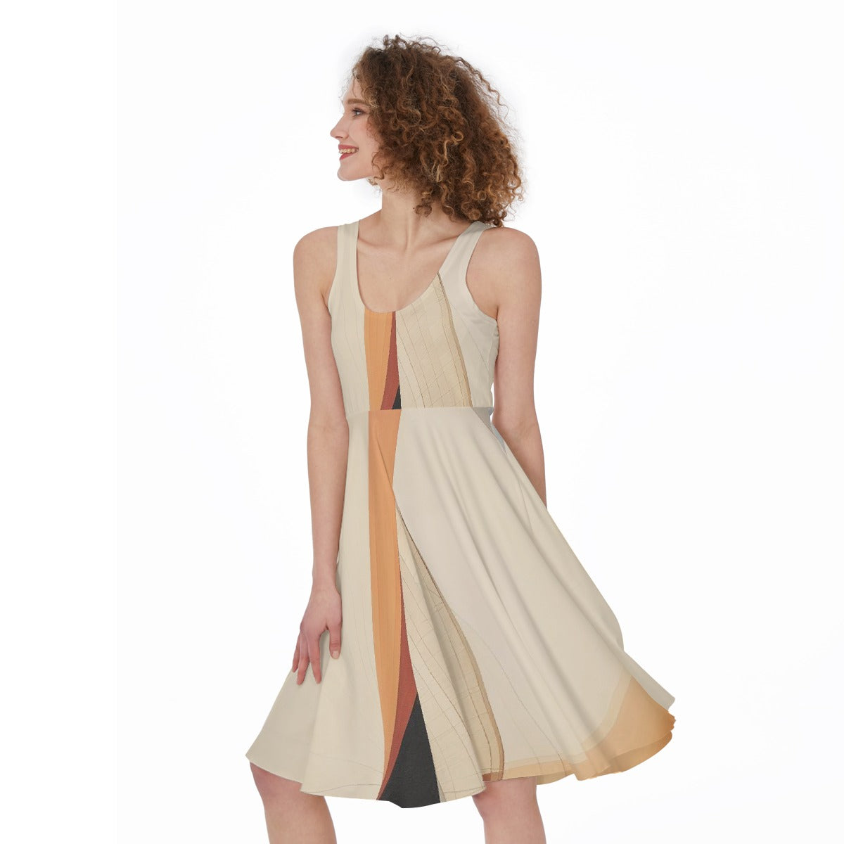All-Over Print Women's Sleeveless Dress