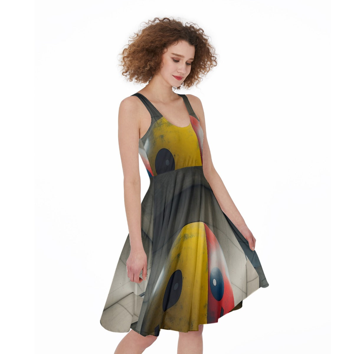 All-Over Print Women's Sleeveless Dress
