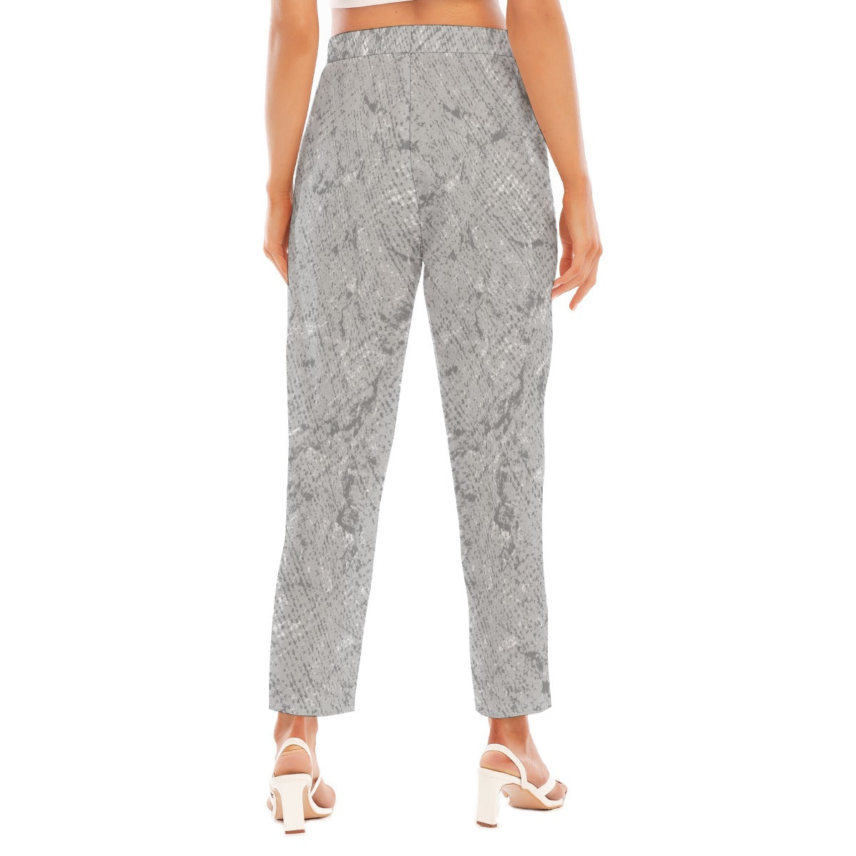 All-Over Print Women's Loose Straight-leg Pants