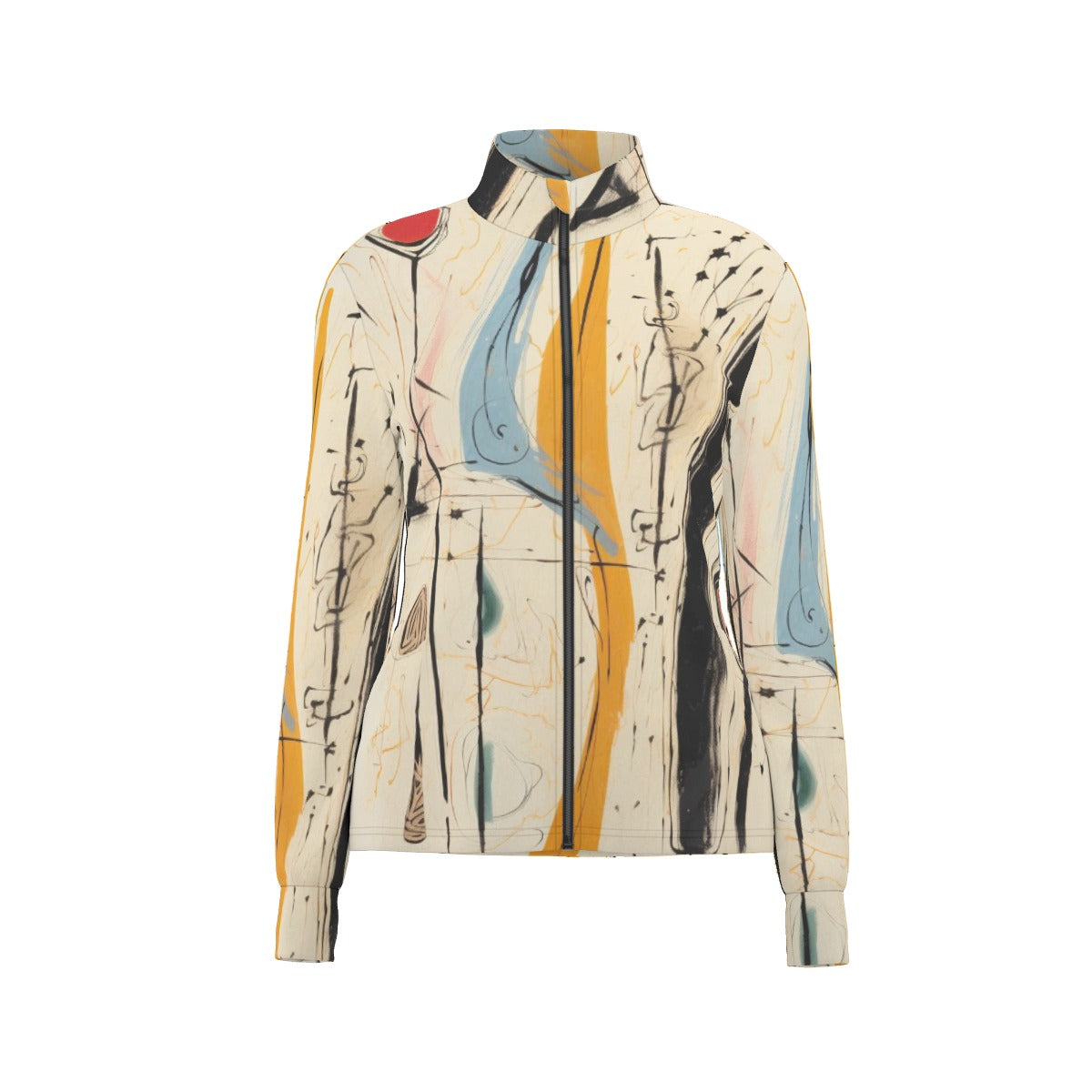 All-Over Print Women's Long Sleeve Thumbhole Jacket