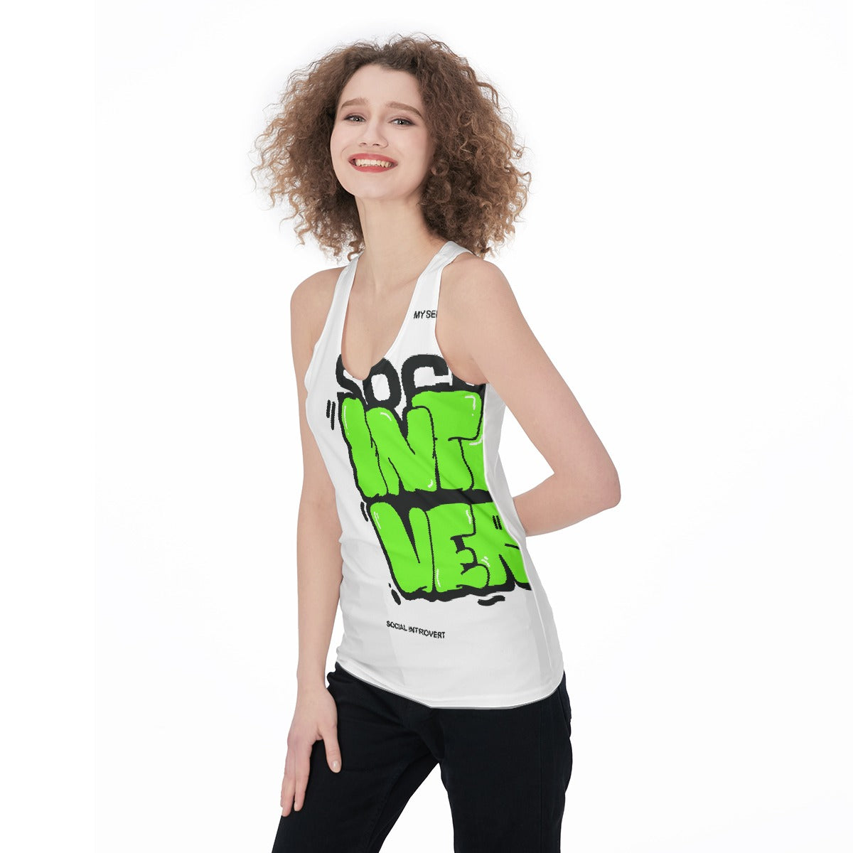 All-Over Print Women's Racerback Tank Top