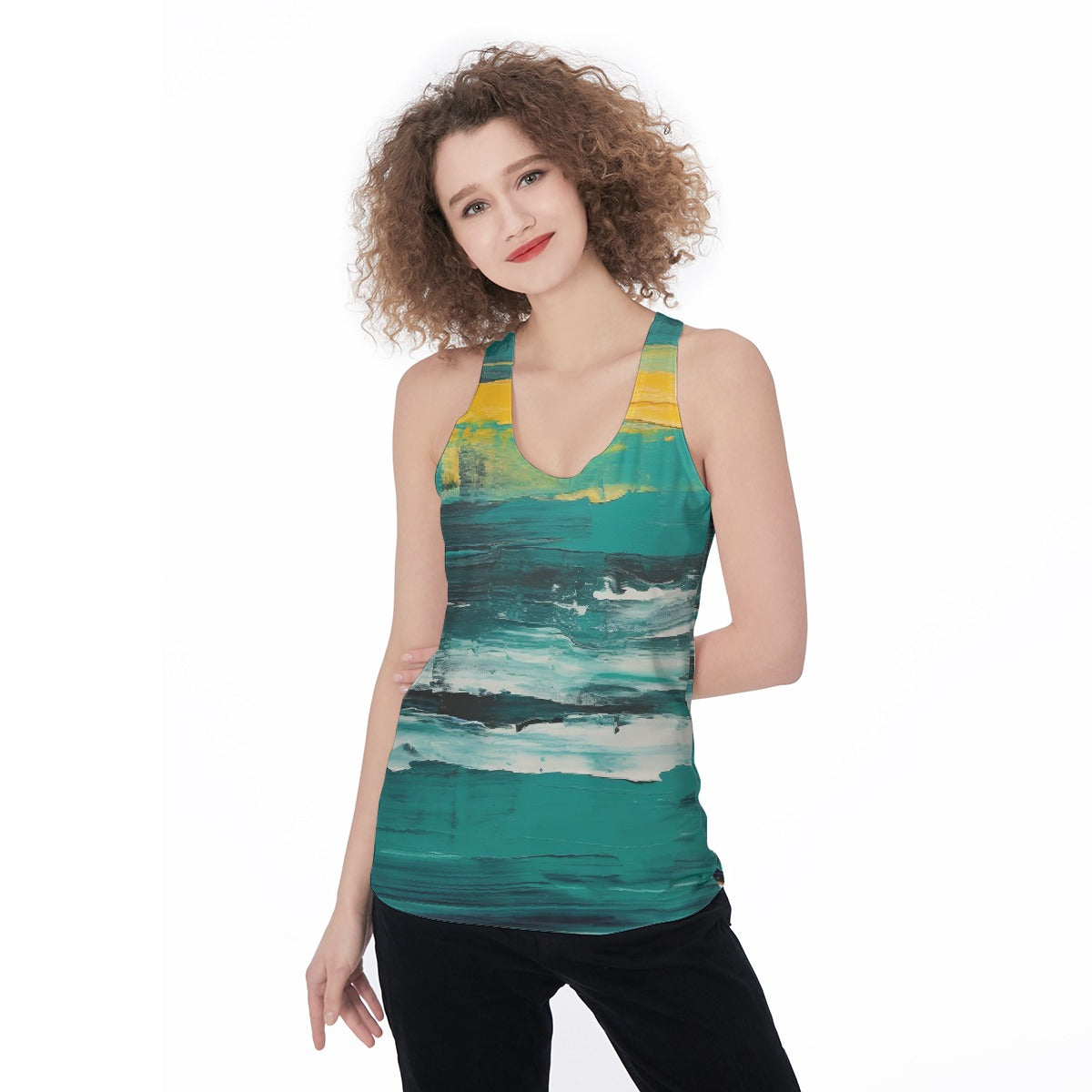 All-Over Print Women's Racerback Tank Top