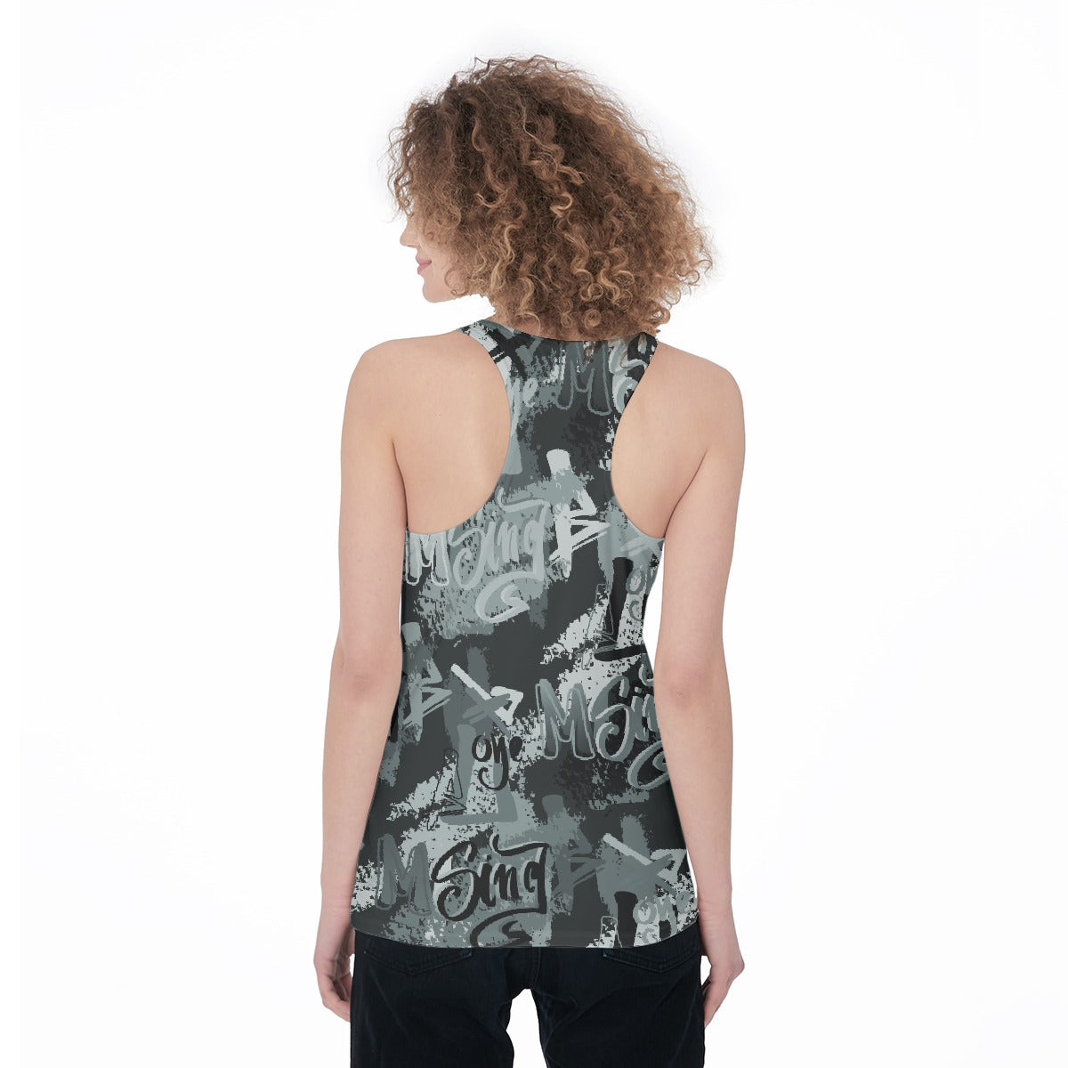 All-Over Print Women's Racerback Tank Top
