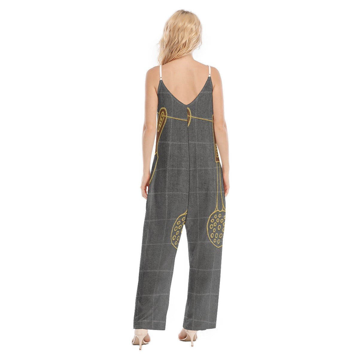 All-Over Print Women's Loose Cami Jumpsuit