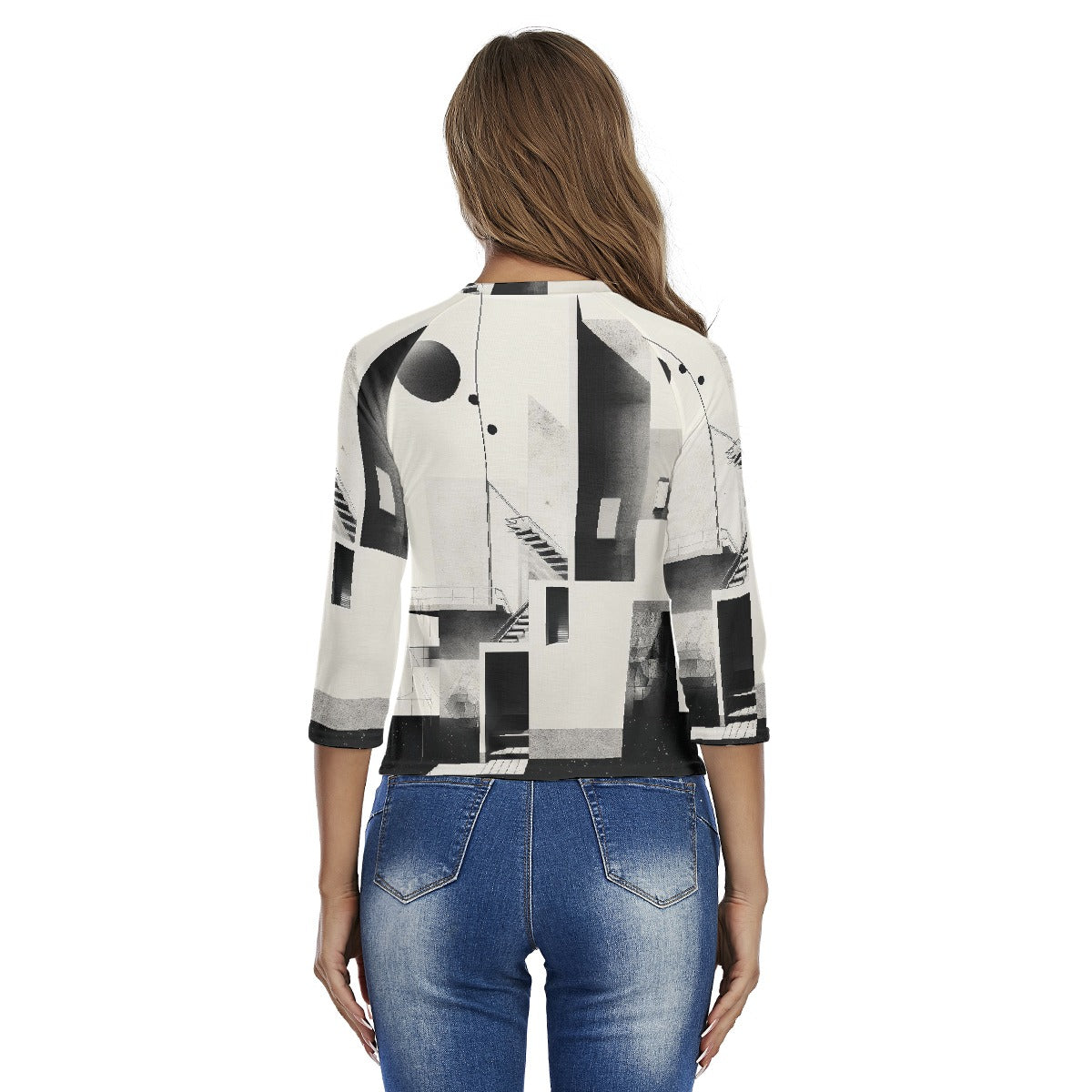 All-Over Print Women's Raglan Sleeves T-shirts