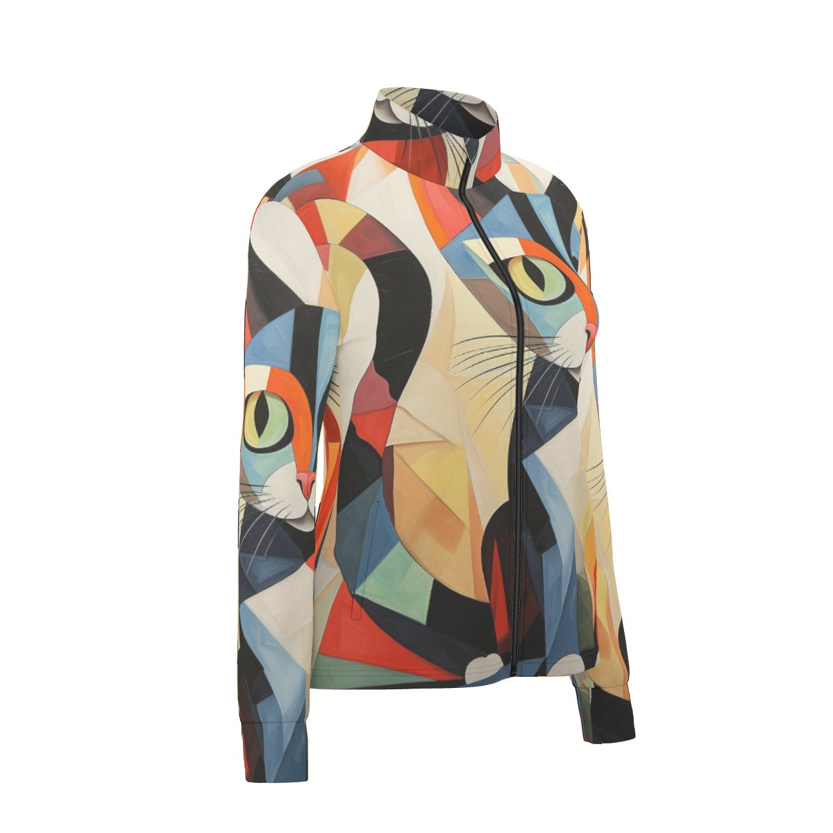All-Over Print Women's Long Sleeve Thumbhole Jacket