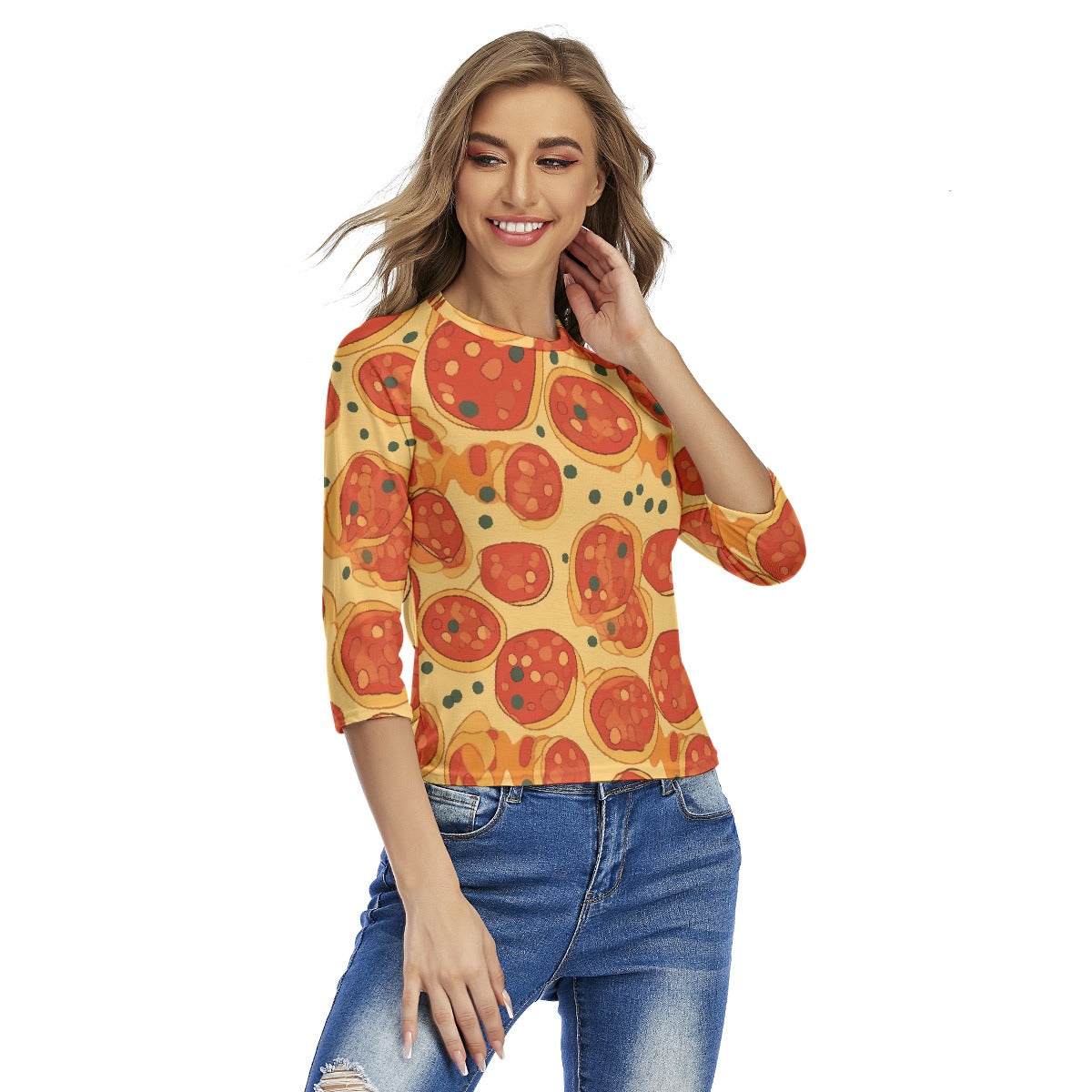 All-Over Print Women's Raglan Sleeves T-shirts