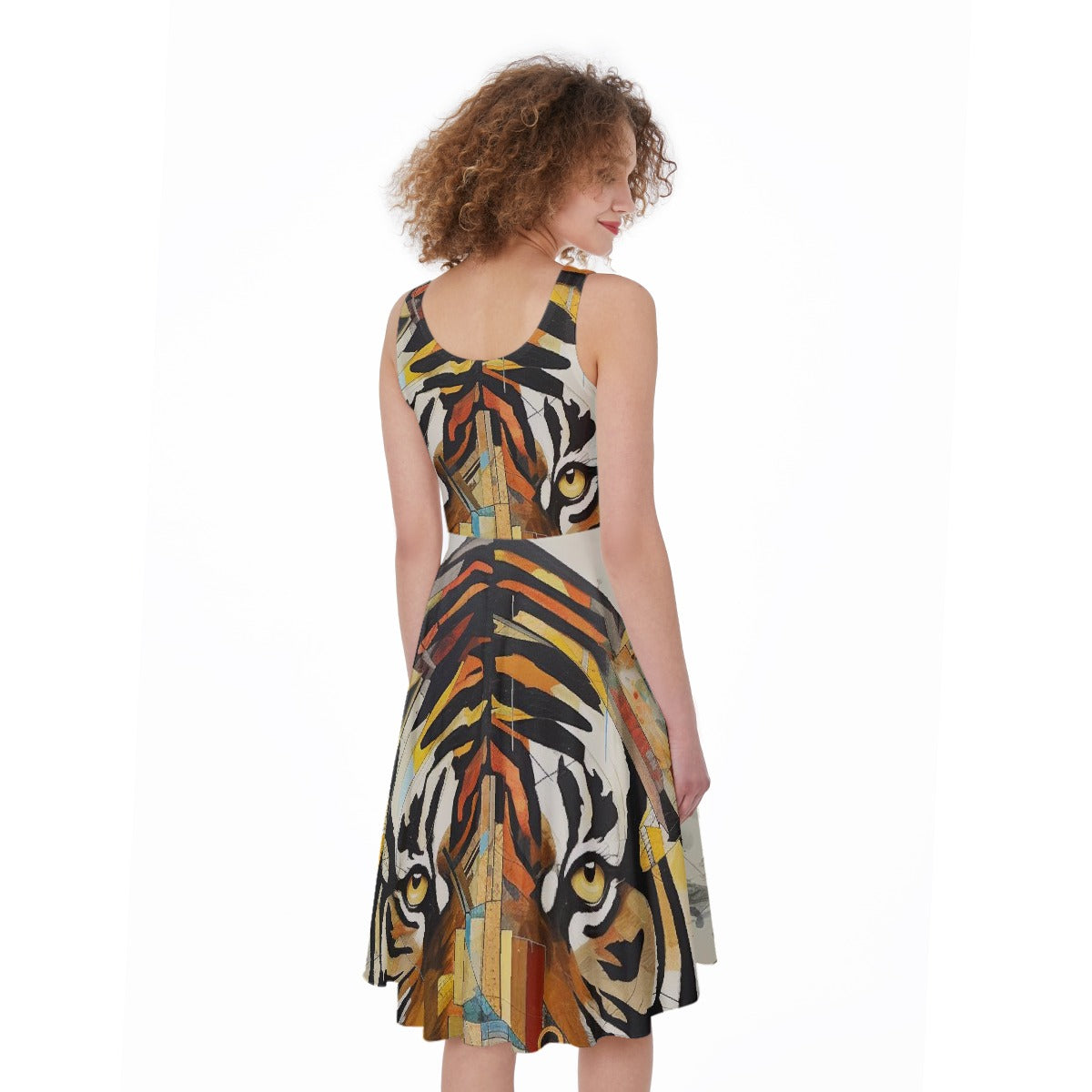 All-Over Print Women's Sleeveless Dress