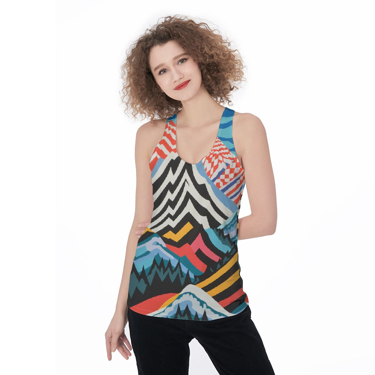 All-Over Print Women's Racerback Tank Top