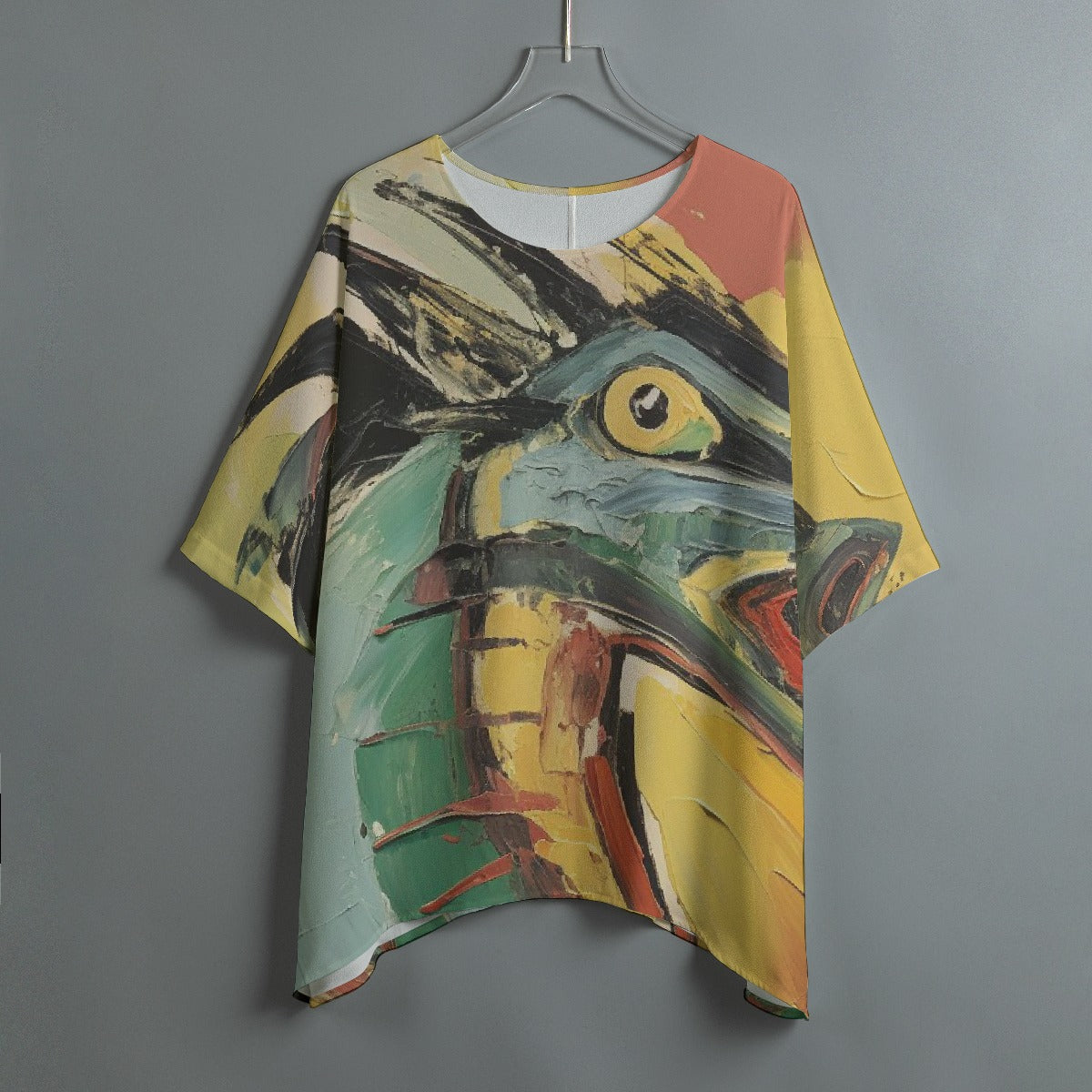 All-Over Print Women's Bat Sleeve Shirt