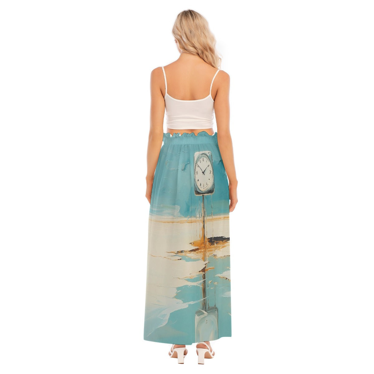 All-Over Print Women's Side Split Skirt