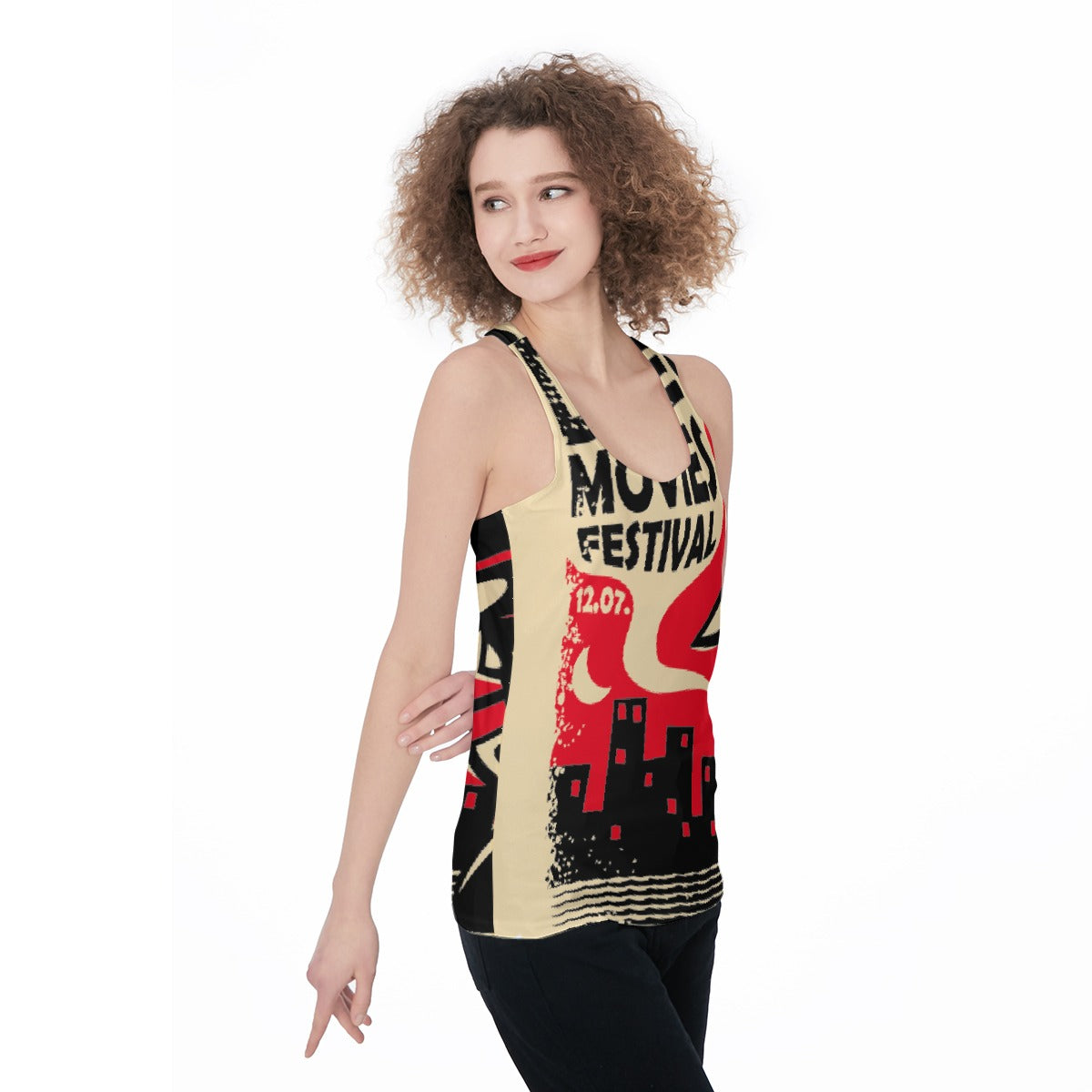 All-Over Print Women's Racerback Tank Top