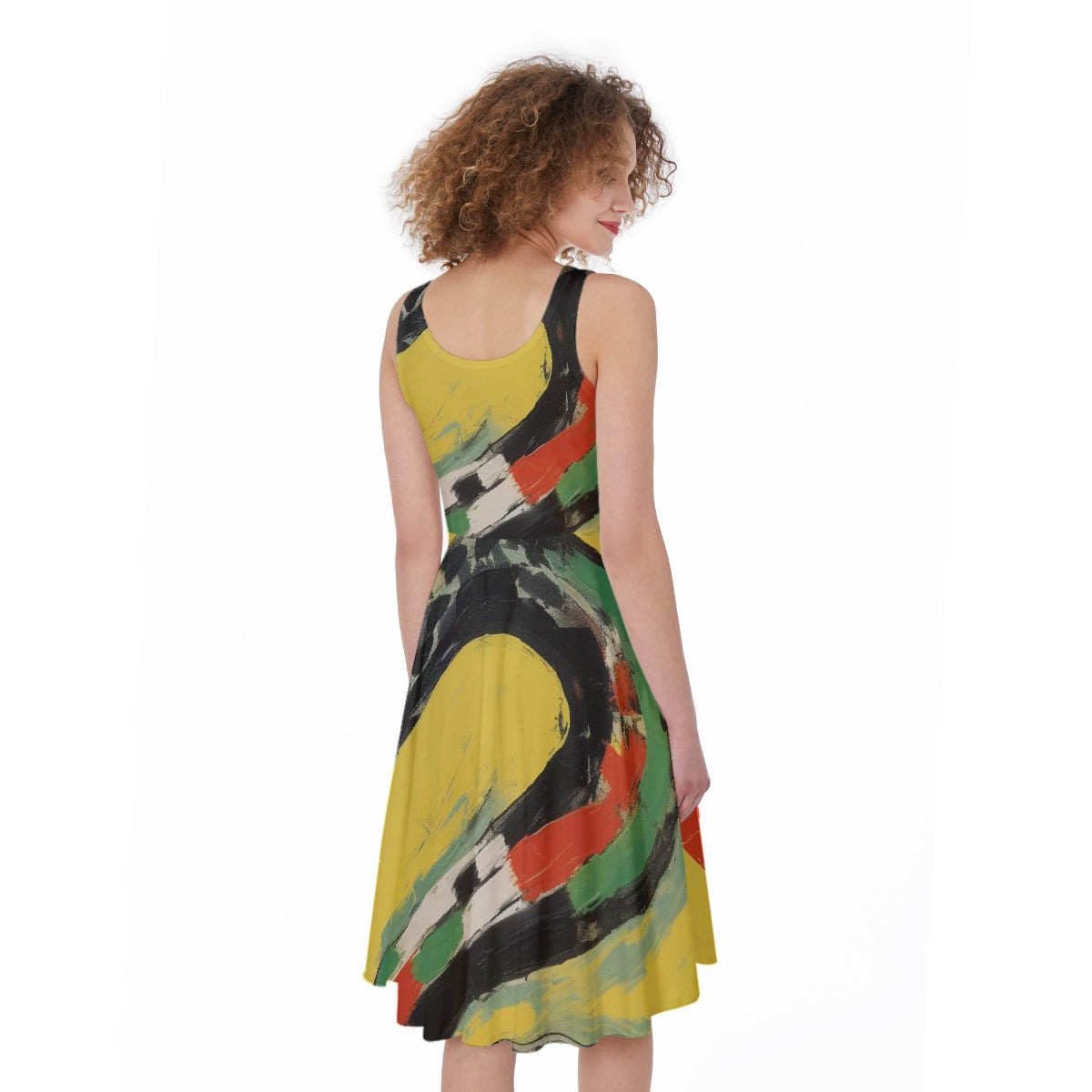 All-Over Print Women's Sleeveless Dress
