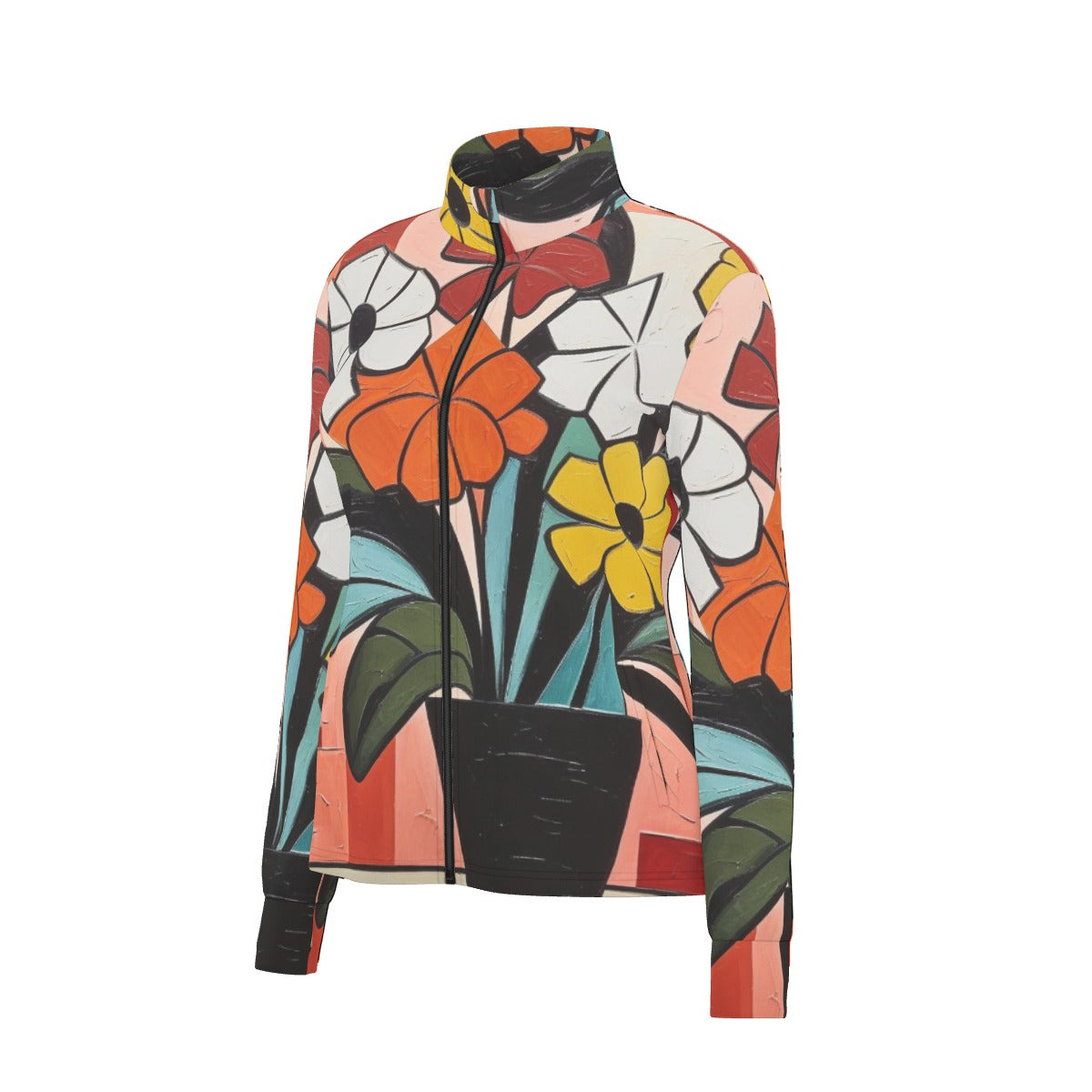 All-Over Print Women's Long Sleeve Thumbhole Jacket