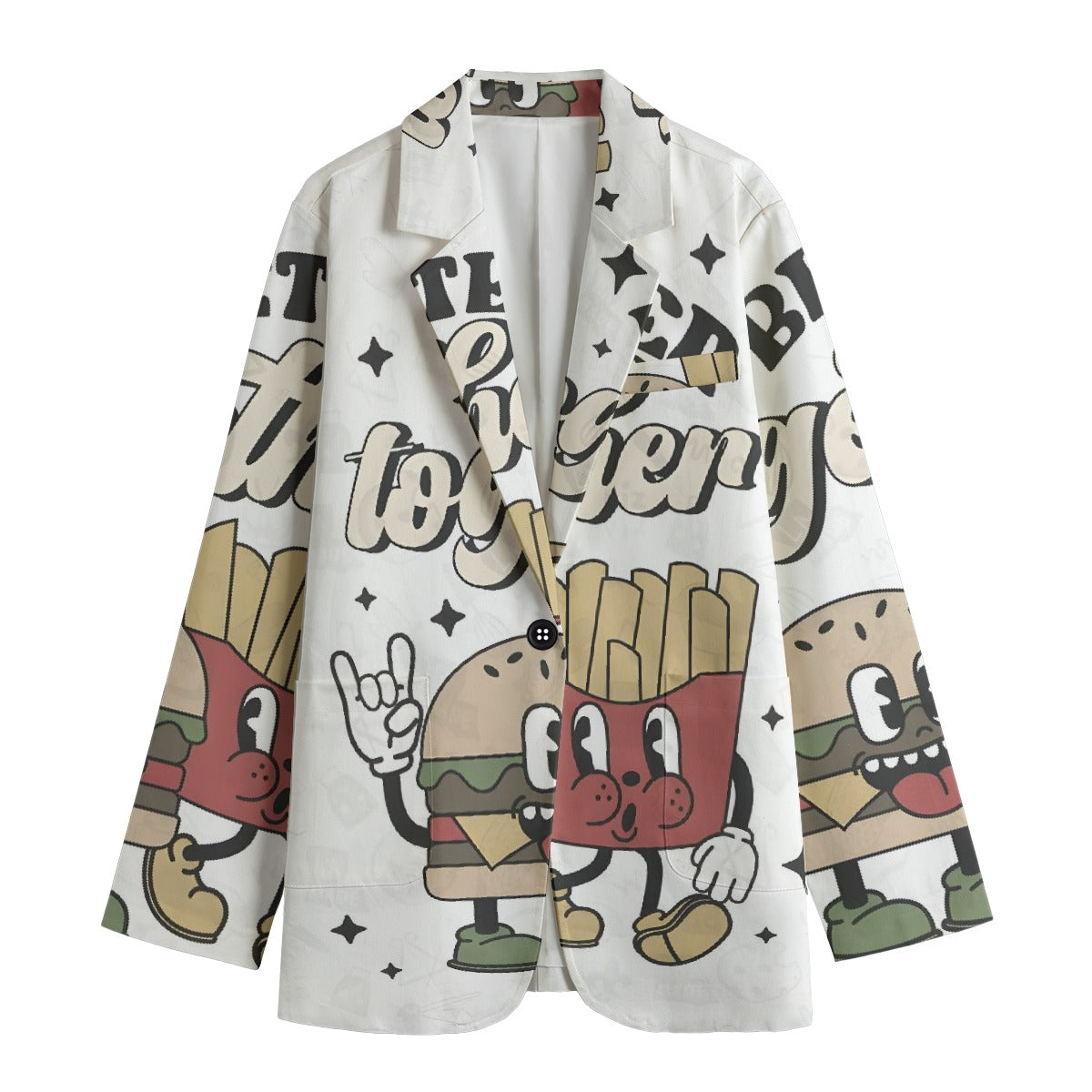 All-Over Print Women's Leisure Blazer