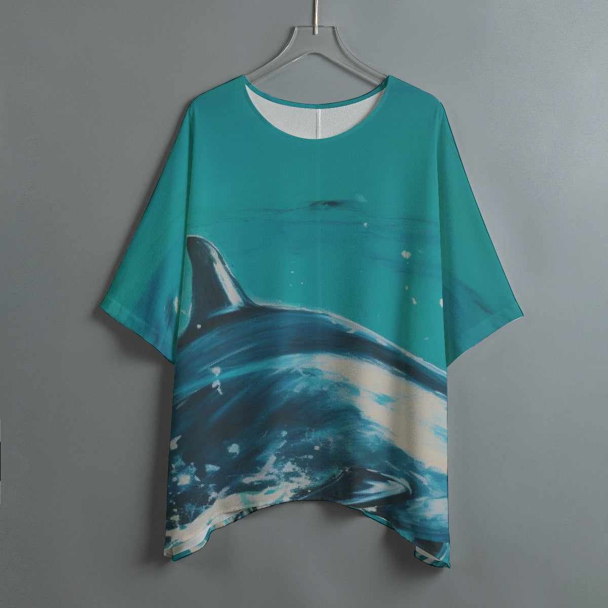 All-Over Print Women's Bat Sleeve Shirt