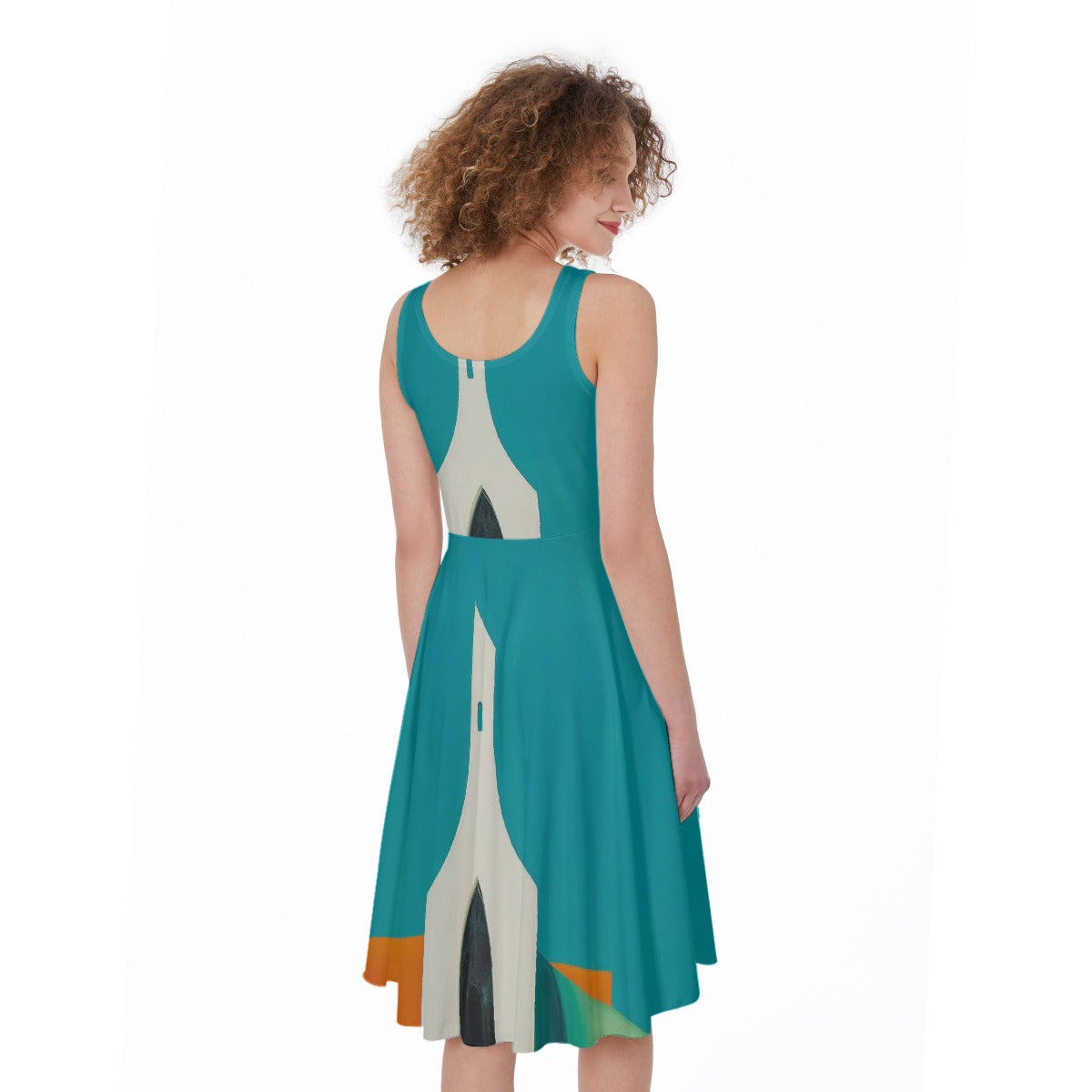 All-Over Print Women's Sleeveless Dress