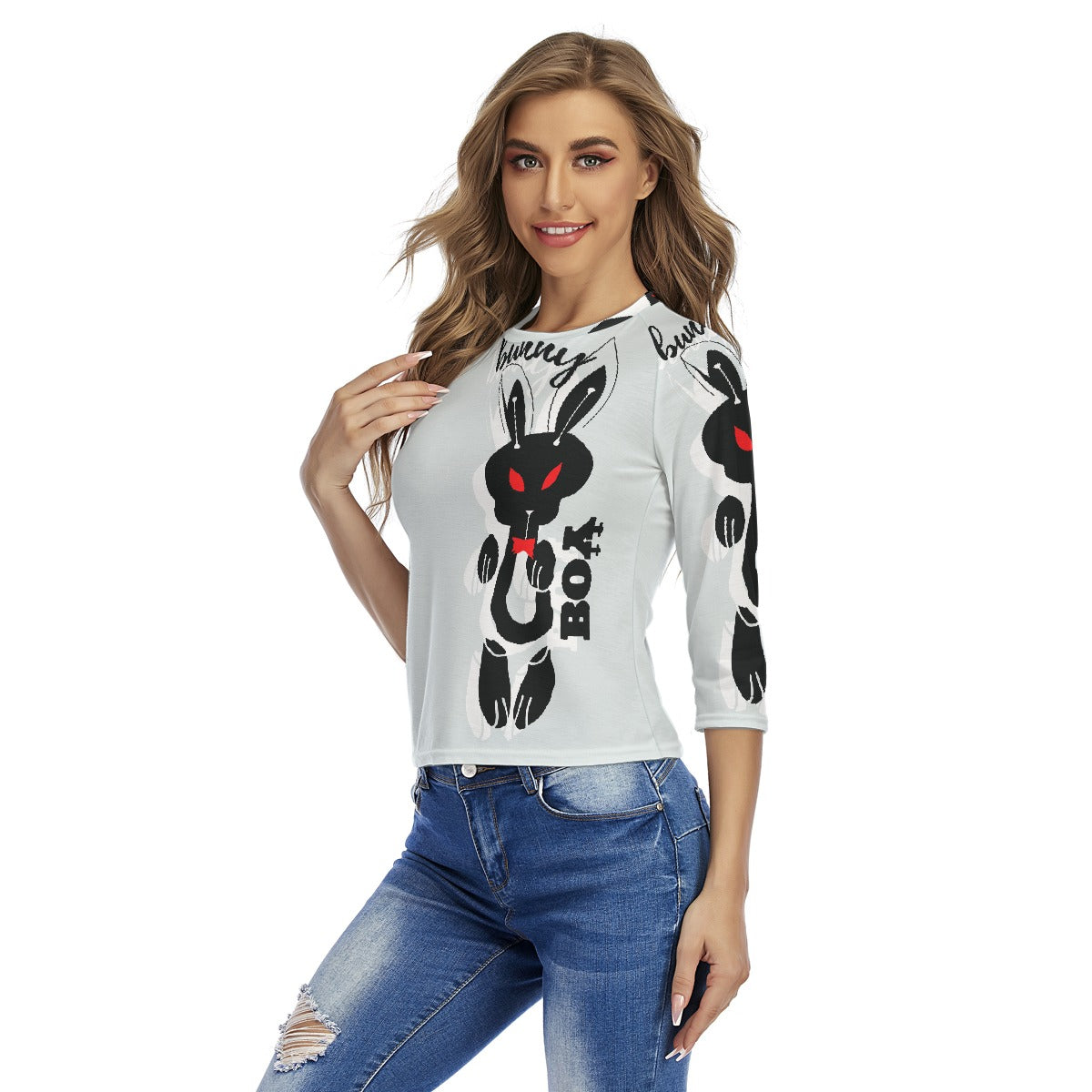 All-Over Print Women's Raglan Sleeves T-shirts