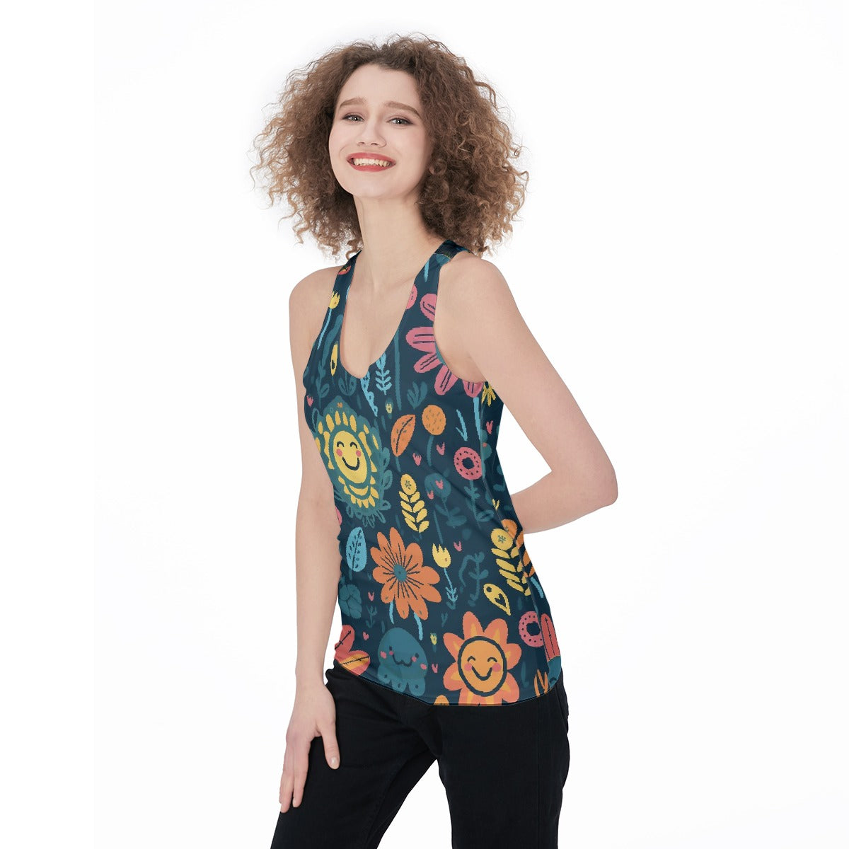 All-Over Print Women's Racerback Tank Top