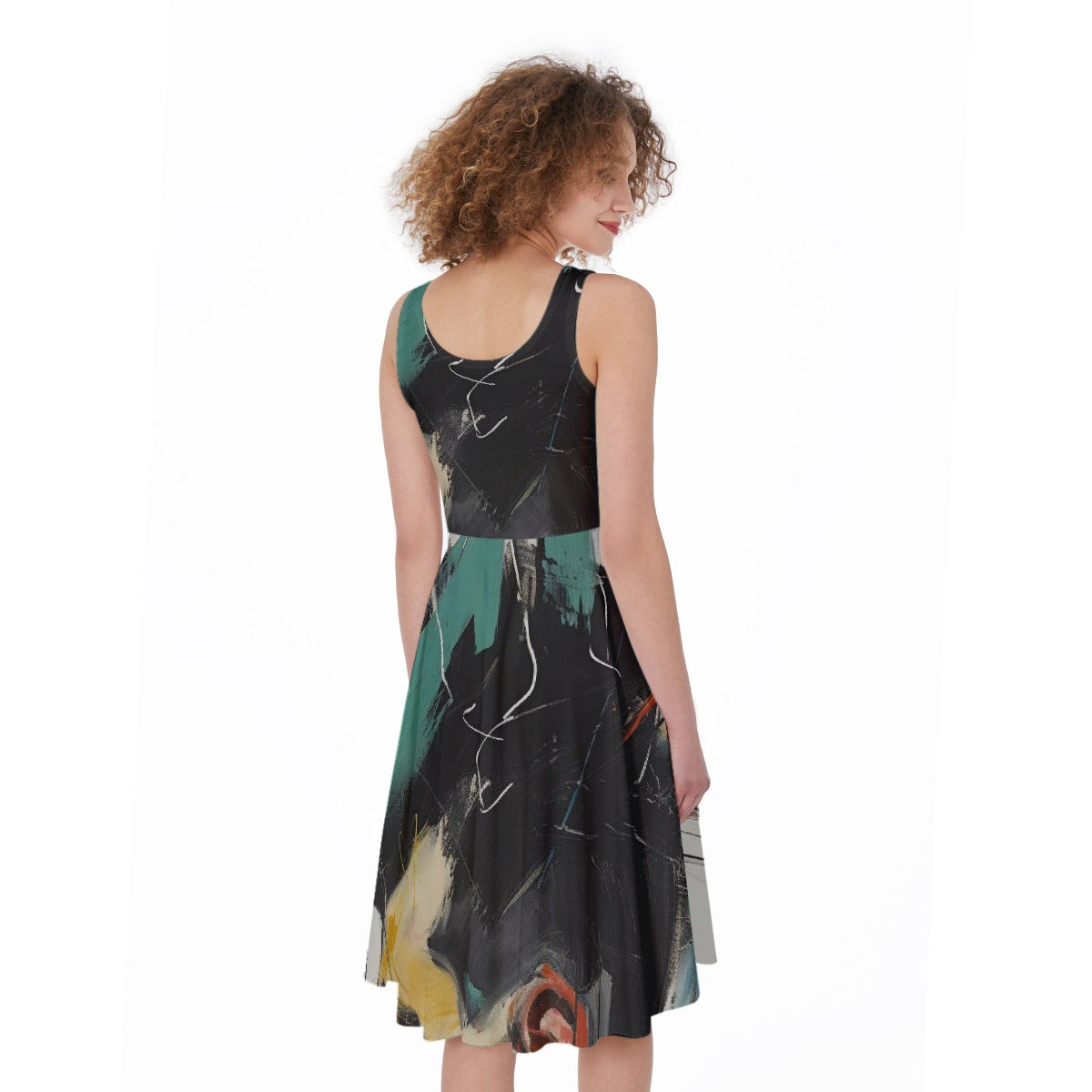 All-Over Print Women's Sleeveless Dress