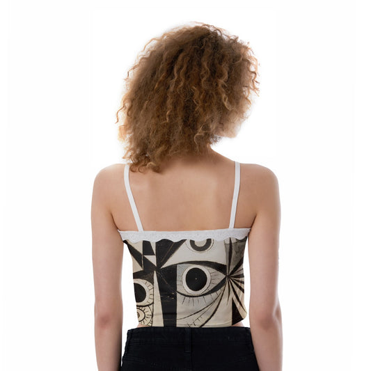 All-Over Print Women's Lace Camisole